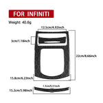 Per Infiniti G37/G25/Q60 3 pezzi/set pannello cambio modello A adesivo