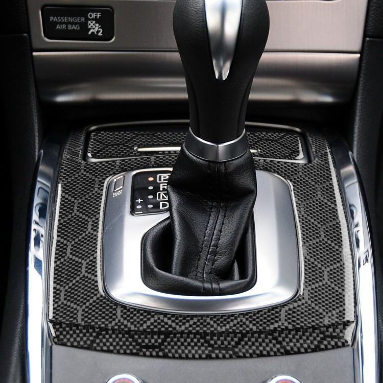 Per Infiniti G37/G25/Q60 3 pezzi/set pannello cambio modello A adesivo