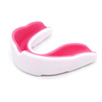 W003 2pcs Sanda Training Basket Boxe Sport Paradenti EVA Bretelle, Stile:, Adult (White Green), Adult (White Red), Adult (Pink White), Adult (White Blue), Children (Black White), Children (Pink White), Children (Blue White), Adult (Black White)        ...