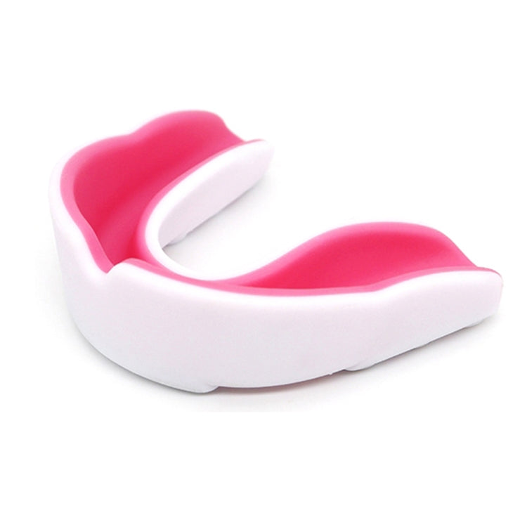 W003 2pcs Sanda Training Basket Boxe Sport Paradenti EVA Bretelle, Stile:, Adult (White Green), Adult (White Red), Adult (Pink White), Adult (White Blue), Children (Black White), Children (Pink White), Children (Blue White), Adult (Black White)        ...