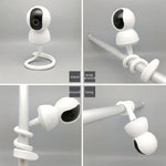 Supporto girevole flessibile in silicone per fotocamere 1/4
