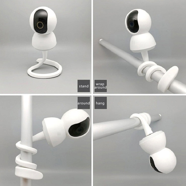 Supporto girevole flessibile in silicone per fotocamere 1/4