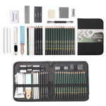 42 in 1 kit per schizzi di disegno e pittura con temperamatite, 42 In 1
