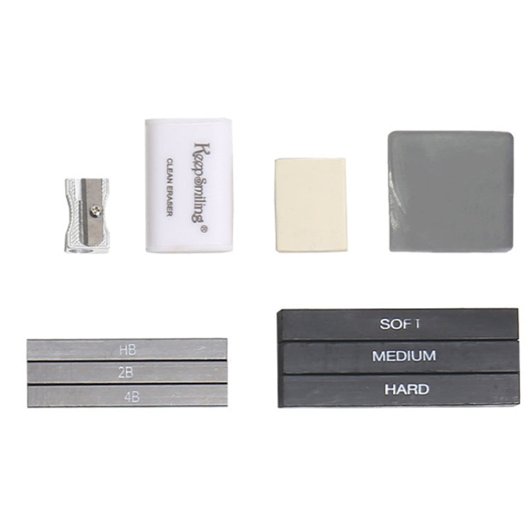 42 in 1 kit per schizzi di disegno e pittura con temperamatite, 42 In 1