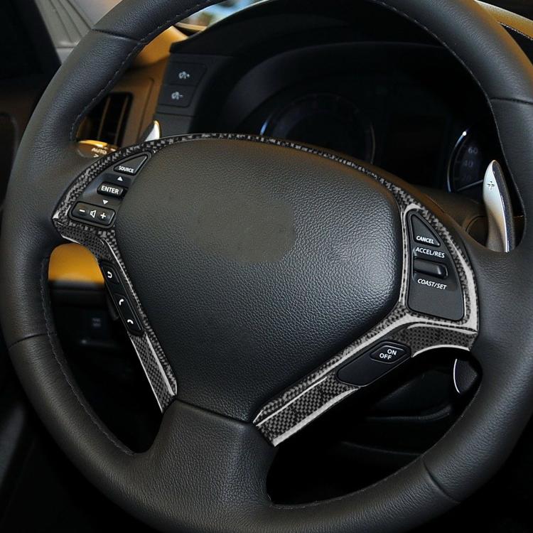 Per Infiniti G35/G37/G25/Q60 6 pezzi/set adesivo decorativo per rivestimento volante