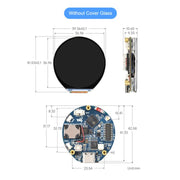 Scheda di sviluppo Waveshare ESP32-S3R8 con display touch rotondo da 1,46 pollici, risoluzione 412×412, supporto Wi-Fi e Bluetooth., Without Cover Glass, With Cover Glass, With Widened Cover Glass