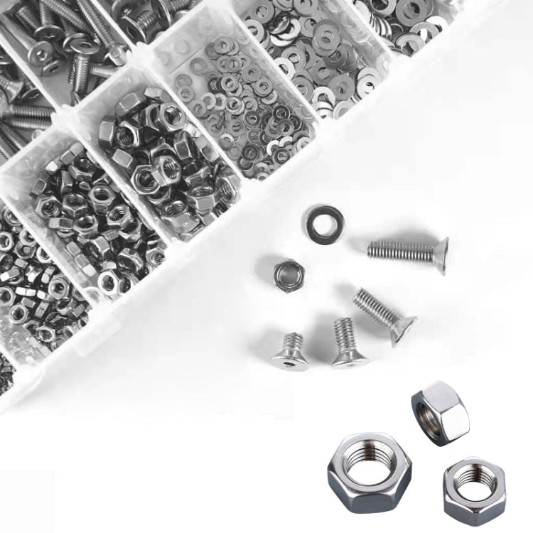 M2/M3/M4/M5 a testa piatta con esagono incassato, set di anelli di guarnizione, 940 PCS/Set