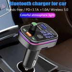 MP3 Bluetooth per auto con trasmettitore FM di ricarica PD con porta TYPE-C, Q9, Q10