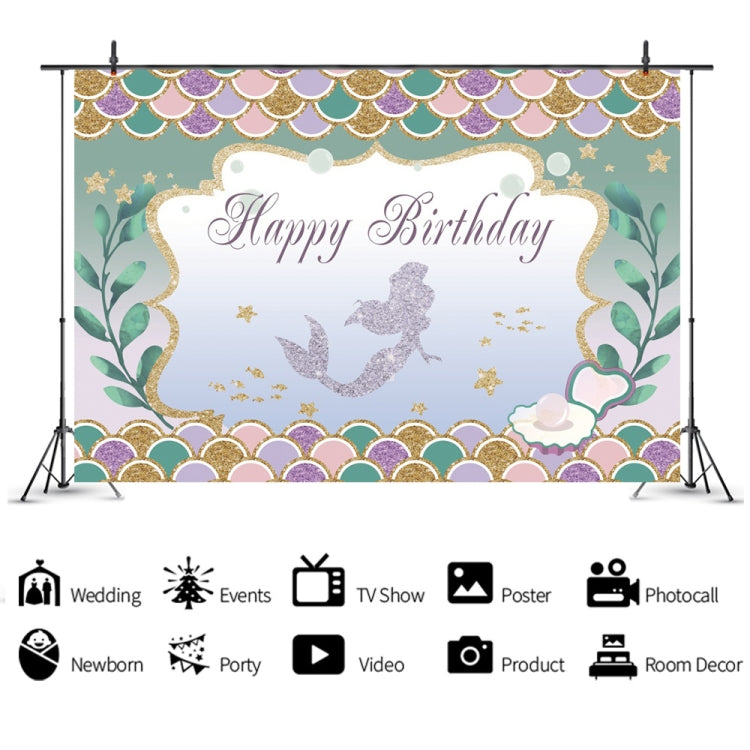 120 x 80 cm Panno di sfondo per fotografia di buon compleanno sirena, 120 x 80cm (12002575), 120 x 80cm (12009595), 120 x 80cm (12009608), 120 x 80cm (12009768), 120 x 80cm (12101789), 120 x 80cm (12101996), 120 x 80cm (11401122), 120 x 80cm (12010125)