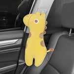 Cintura di sicurezza per auto Coprispalle Cintura assicurativa per cartoni animati, Yellow, Purple, Green
