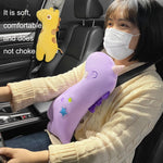 Cintura di sicurezza per auto Coprispalle Cintura assicurativa per cartoni animati, Yellow, Purple, Green