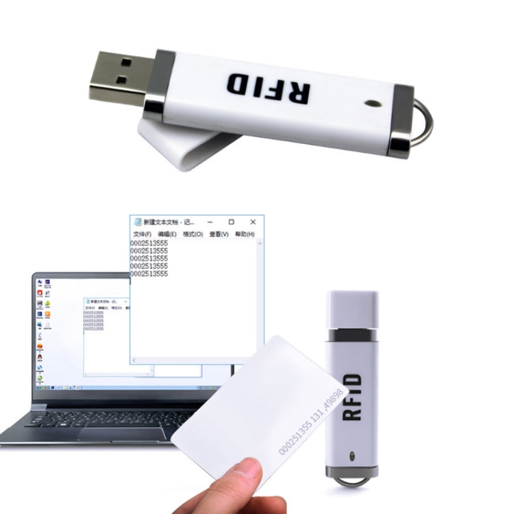Lettore controllo accessi RFID USB 125 KHz mini