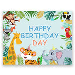 Festa di compleanno Sfondo Panno Decorazione Tiro Panno, 90x70cm, 125x100cm
