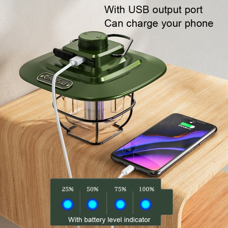 Lanterna LED ricaricabile USB con luce regolabile 5W