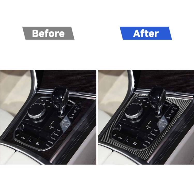 Adesivo per pannello di controllo centrale del cambio per BMW Serie 8 G14 2019-2024 con guida a destra, Right-Hand Drive