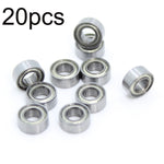 Cuscinetti a sfera in miniatura da 20 pezzi, MR63ZZ Bearing 3x6x2.5mm, MR63 Open Bearing  3x6x2mm