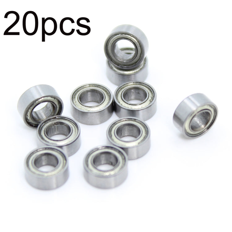 Cuscinetti a sfera in miniatura da 20 pezzi, MR63ZZ Bearing 3x6x2.5mm, MR63 Open Bearing  3x6x2mm