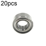 Cuscinetti silenziosi in miniatura da 20 pezzi 5x10x4mm per macchinari e attrezzature per ingranaggi ad alta velocità, MR105ZZ 5x10x4mm