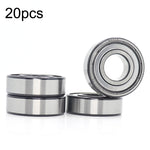 20pcs 15x35x11mm Cuscinetti a sfere a gola profonda Cuscinetto speciale per auto a motore, 6202ZZ