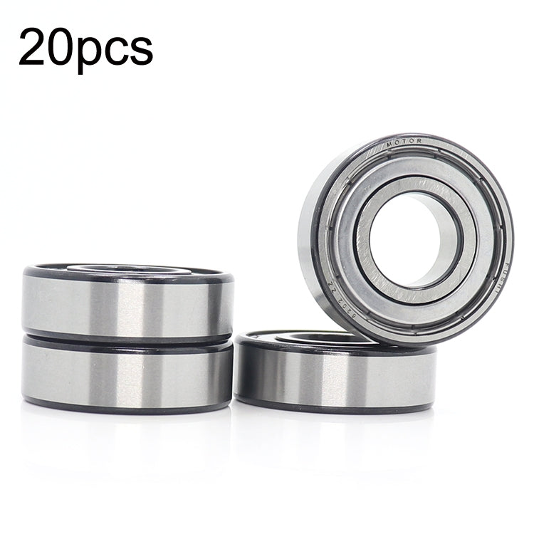 20pcs 15x35x11mm Cuscinetti a sfere a gola profonda Cuscinetto speciale per auto a motore, 6202ZZ
