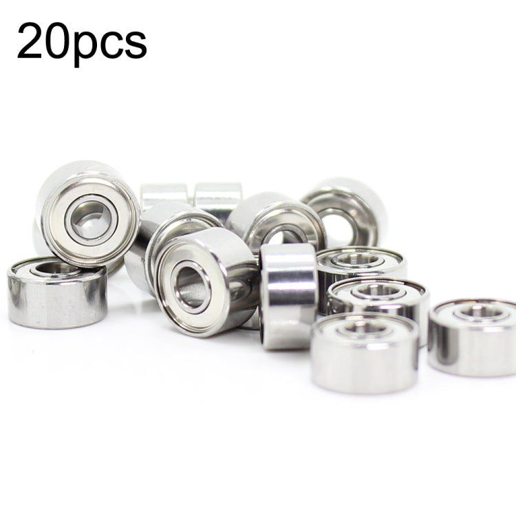 20pcs 3x8x4mm Cuscinetto in miniatura Soldi Dot Machine Motore Aria condizionata Attrezzi da pesca Cuscinetto speciale, 693ZZ