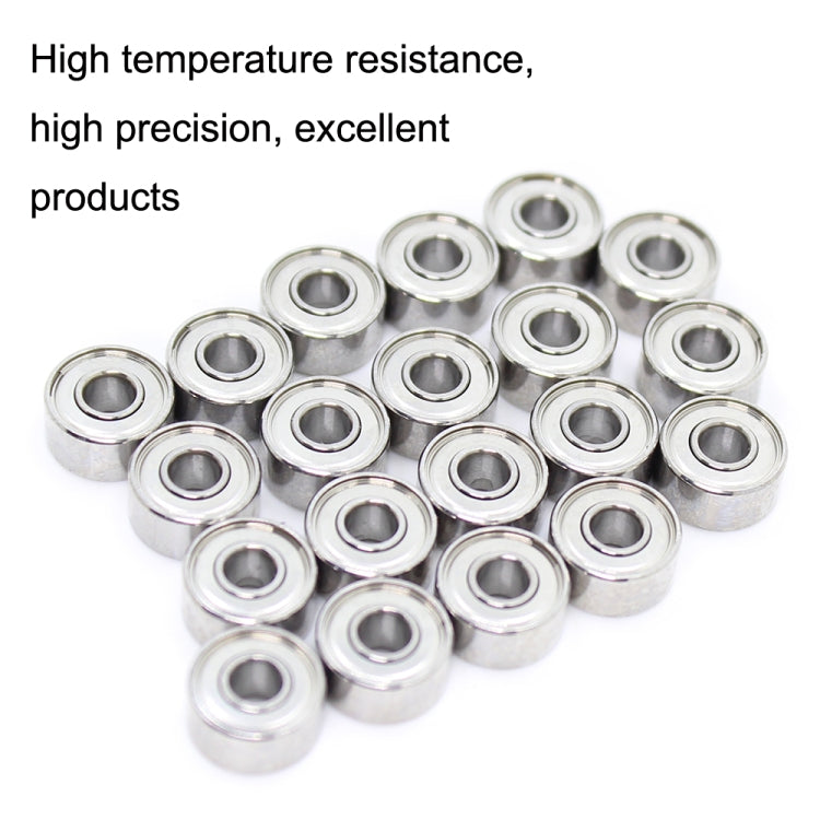 20pcs 3x8x4mm Cuscinetto in miniatura Soldi Dot Machine Motore Aria condizionata Attrezzi da pesca Cuscinetto speciale, 693ZZ
