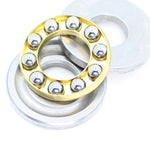20pcs 3x8x3.5mm Plane Thrust Ball Cuscinetti resistenti alle alte temperature e ad alto carico, F3-8M