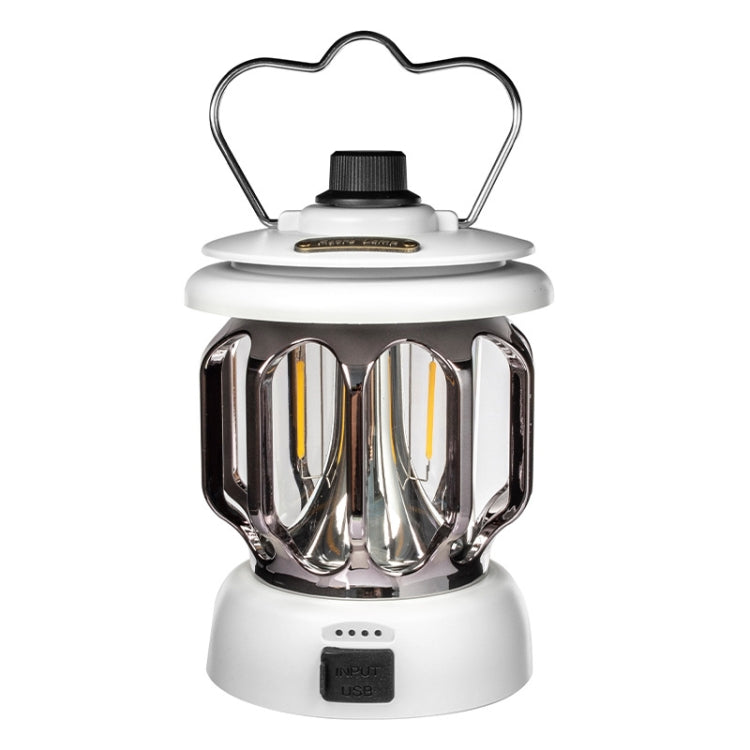 Lampada LED da campeggio con ricarica USB e luce regolabile