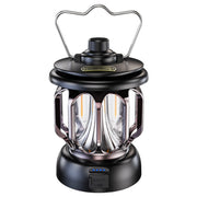 Lampada LED da campeggio con ricarica USB e luce regolabile