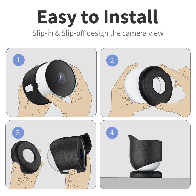 Custodia in silicone impermeabile per Google Nest Camera