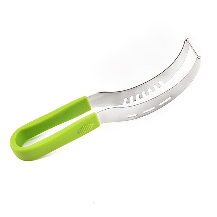 YG-WS03 Clip per anguria in acciaio inossidabile Dispositivo per tagliare la frutta con taglio a melone con manico in plastica integrato di facile accesso, Watermelon Clip