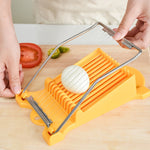 JA-958 2 pezzi Affettatrice per prosciutto affettatrice per carne per uso domestico Taglierina per uova da cucina a fette di banana, JA-958 Ham Slicer (White), JA-958 Ham Slicer (Yellow)