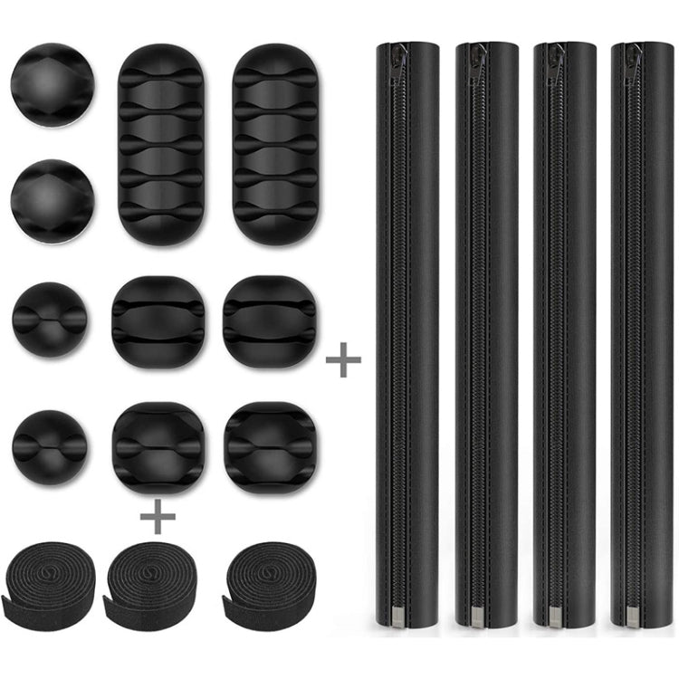 Kit organizer cavi con cerniera 5 in 1 per cavi ricarica