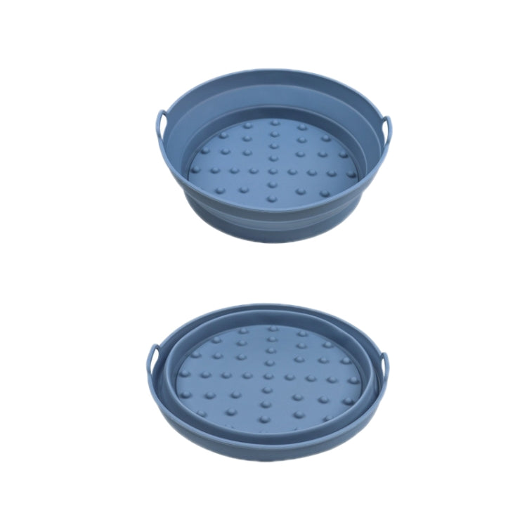 Tappetino per griglia per friggitrice ad aria 2 pezzi Teglia da forno in silicone resistente alle alte temperature, Round Black, Round Gray, Round Green, Round Pink, Round Blue, Round Orange, Square Black, Square Gray, Square Green, Square Pink        ...