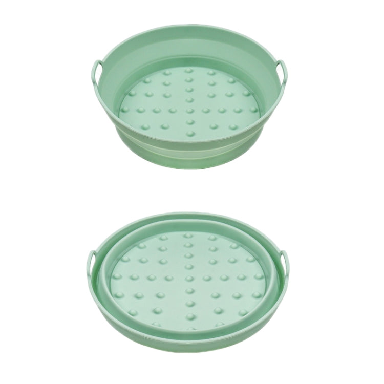 Tappetino per griglia per friggitrice ad aria 2 pezzi Teglia da forno in silicone resistente alle alte temperature, Round Black, Round Gray, Round Green, Round Pink, Round Blue, Round Orange, Square Black, Square Gray, Square Green, Square Pink        ...