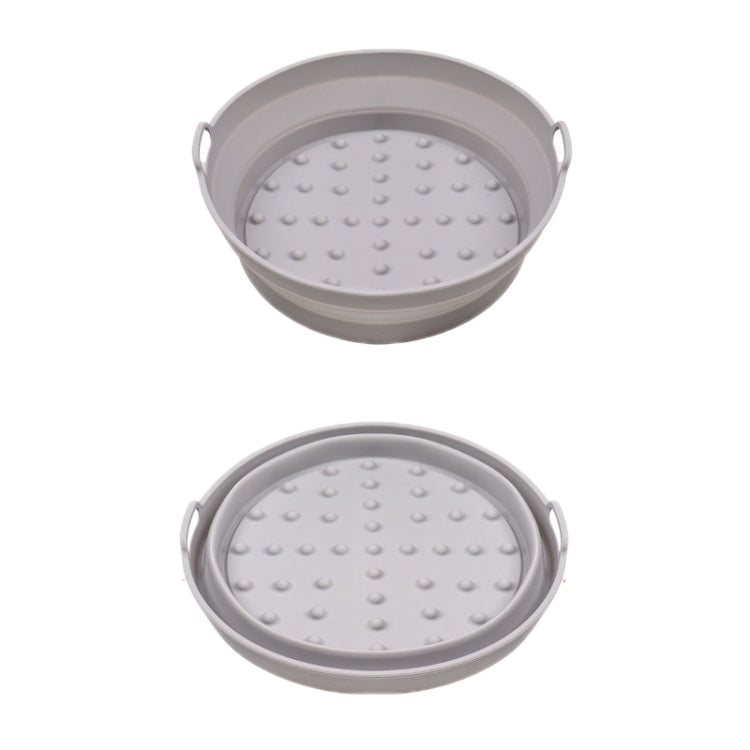 Tappetino per griglia per friggitrice ad aria 2 pezzi Teglia da forno in silicone resistente alle alte temperature, Round Black, Round Gray, Round Green, Round Pink, Round Blue, Round Orange, Square Black, Square Gray, Square Green, Square Pink        ...