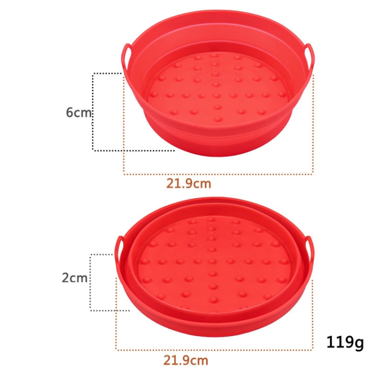 Tappetino per griglia per friggitrice ad aria 2 pezzi Teglia da forno in silicone resistente alle alte temperature, Large Round Red, Large Round Blue, Rectangular Dot Dark Blue, Rectangular Dot Green, Rectangular Dot Gray, Rectangular Dot Blue         ...