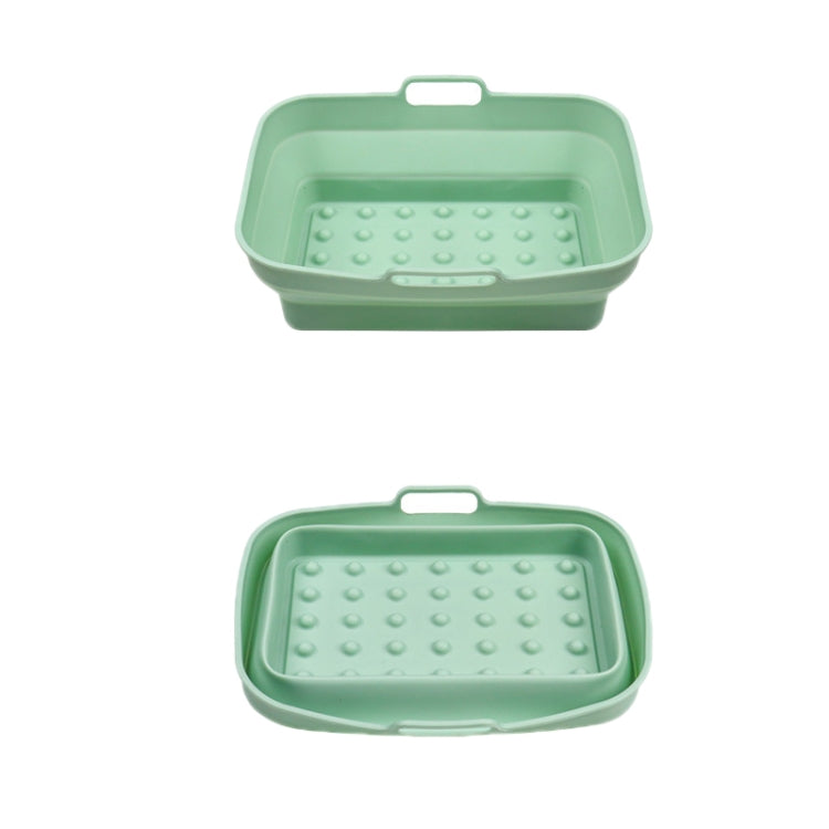 Tappetino per griglia per friggitrice ad aria 2 pezzi Teglia da forno in silicone resistente alle alte temperature, Large Round Red, Large Round Blue, Rectangular Dot Dark Blue, Rectangular Dot Green, Rectangular Dot Gray, Rectangular Dot Blue         ...