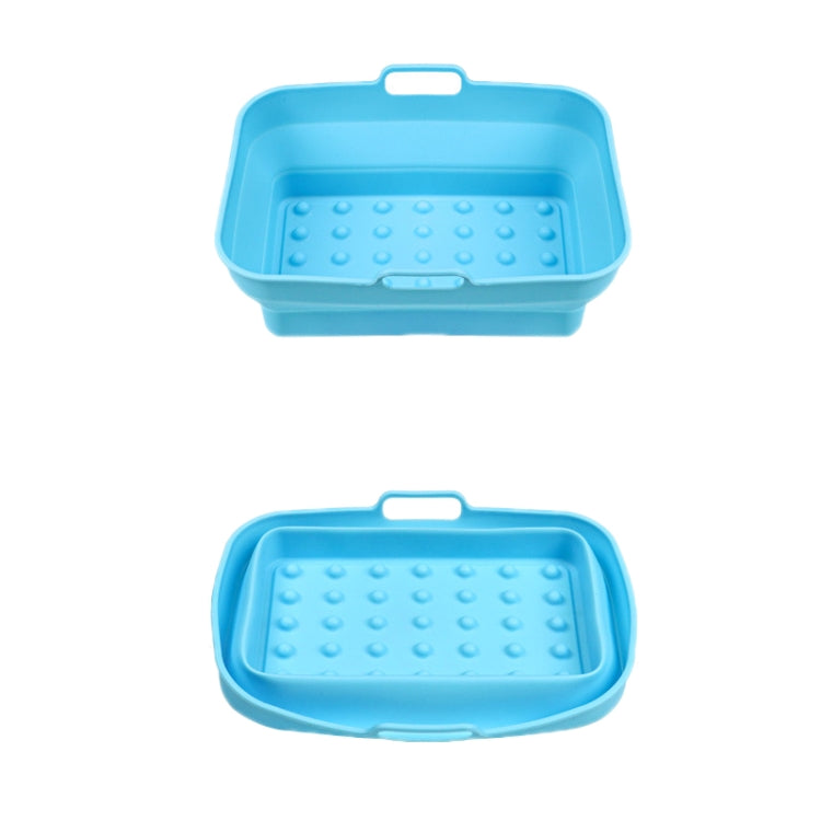 Tappetino per griglia per friggitrice ad aria 2 pezzi Teglia da forno in silicone resistente alle alte temperature, Large Round Red, Large Round Blue, Rectangular Dot Dark Blue, Rectangular Dot Green, Rectangular Dot Gray, Rectangular Dot Blue         ...