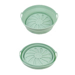 Tappetino per griglia per friggitrice ad aria 2 pezzi Teglia da forno in silicone resistente alle alte temperature, Large Round Red, Large Round Blue, Rectangular Dot Dark Blue, Rectangular Dot Green, Rectangular Dot Gray, Rectangular Dot Blue         ...