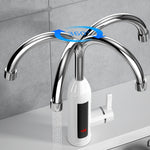 ZSW-D02 Display digitale per uso domestico intelligente Rubinetto elettrico per cucina calda istantanea, spina:, EU Plug, US Plug, UK Plug