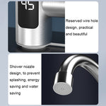 ZSW-D02 Display digitale per uso domestico intelligente Rubinetto elettrico per cucina calda istantanea, spina:, EU Plug, US Plug, UK Plug