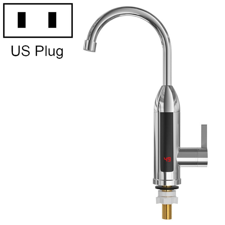 ZSW-D02 Display digitale per uso domestico intelligente Rubinetto elettrico per cucina calda istantanea, spina:, EU Plug, US Plug, UK Plug
