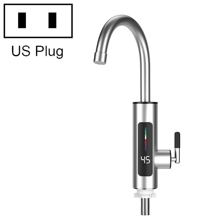 ZSW-D02 Display digitale per uso domestico intelligente Rubinetto elettrico per cucina calda istantanea, spina:, EU Plug, US Plug, UK Plug