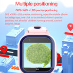 DF70 1,4 pollici 4G GPS + WIFI + LBS Posizionamento bambini che chiamano orologio con funzione SOS, Pink, Blue, Black