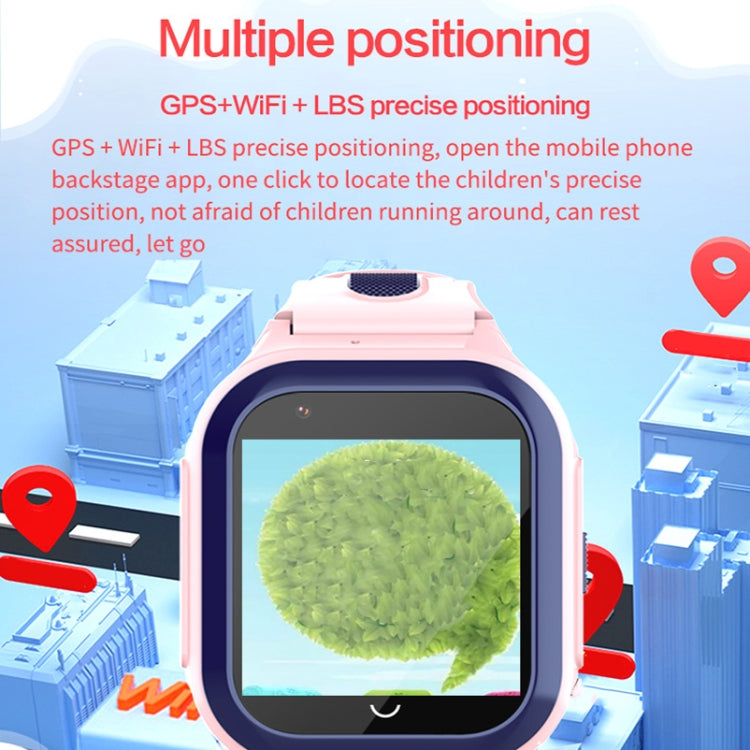 DF70 1,4 pollici 4G GPS + WIFI + LBS Posizionamento bambini che chiamano orologio con funzione SOS, Pink, Blue, Black