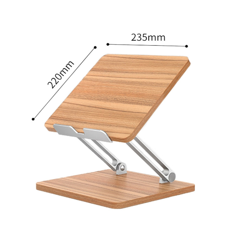 AP-2DP Supporto per tablet portatile in legno sollevabile da tavolo, AP-2DP
