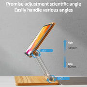 AP-2DP Supporto per tablet portatile in legno sollevabile da tavolo, AP-2DP