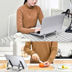 X23 3 in 1 supporto per tablet pieghevole in alluminio portatile, X23 (Grey), X23 (Silver)