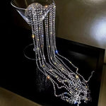 Fringe Flash Diamond Chain Accessori per capelli Fascia per capelli intrecciata femminile, Chain Hair Band